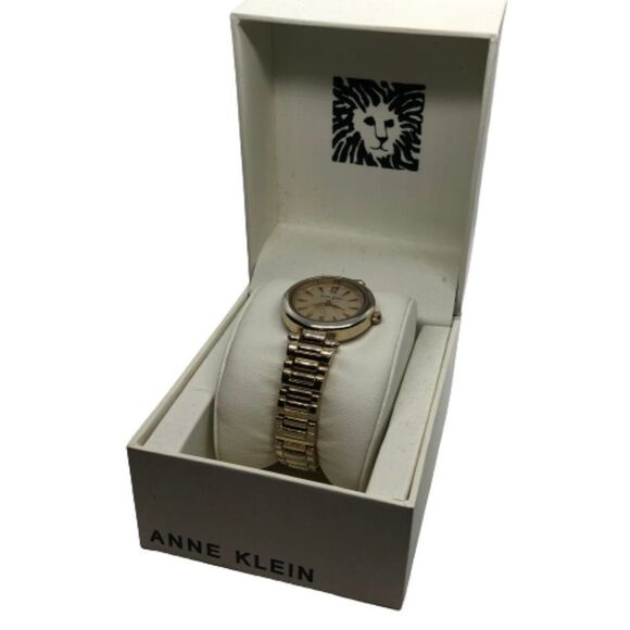 Anne Klein Ladies Silver Tone Stainless Steel Analog Watch / Wristwatch - Picture 1 of 7